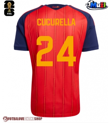Španělsko Marc Cucurella #24 Domácí Dres MS 2026 Krátkým Rukávem
